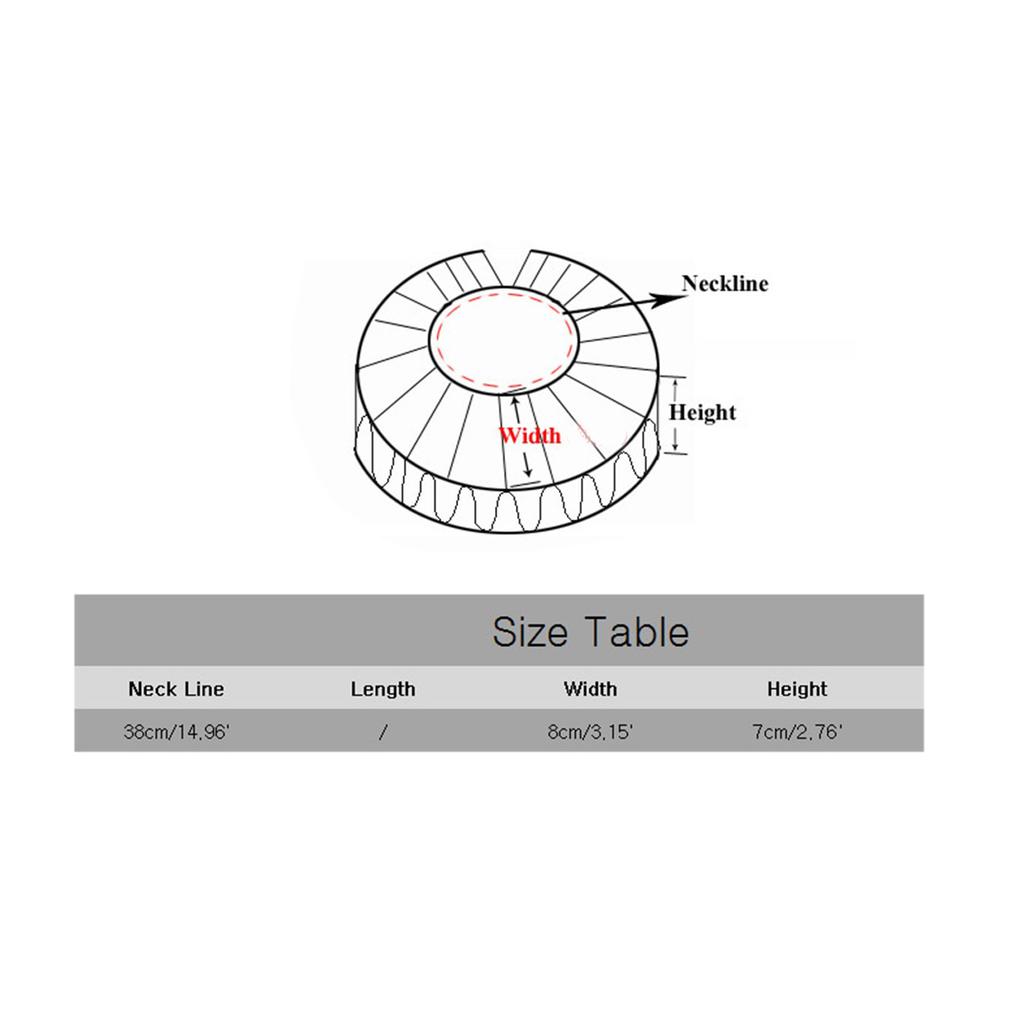 Damen Viktorianisch Elisabethanisch Rüschenhalskragen Spitze Falscher Kragen Choker Vintage Gurtband Halskrause Cosplay Kostüm