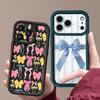 Bowknots Print Phone Case For iPhone 17 Pro Max Shockproof Bumper Soft Cover For iPhone 16 15 14 13 Pro Max 16E 17E