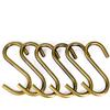 TOPIND 20 Pack 2.4in S Hooks, Steel S Hanging Hooks Heavy Duty Hooks Hanger for Kitchen Work Shop Bathroom Garden, Pan Pot Rack Hooks, Closet Hooks,