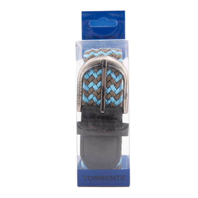 Ceinture tressée en tissu Homme TORRENTE