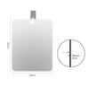 1 PC Deluxe Anti-Fog Shaving Mirror Fogless Bathroom Shower Mirror With Handheld Option For Men And Women Hanging Shower Mirro