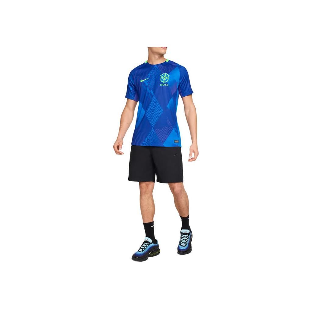 Nike Diamond Round Neck Logo Short Sleeve T-Shirt Men T-Shirts Blue FZ9021-458