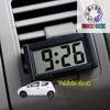 Mini Auto Dashboard Digital Uhr Fahrzeug Selbst-Adhesive Mit LCD Zeit Tag Display