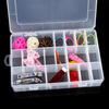 Storage Box Plastic Jewelry Accessory Containers DIY Component Holders Small Items Boxes Multi-grid Compartment Organizer Case