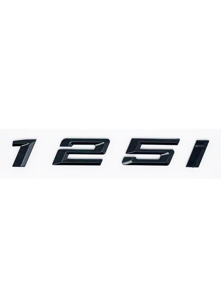 ABS Auto Kofferraum Buchstaben Logo Plakette Emblem Aufkleber für BMW 1er Serie 116i 118i 120i 125i 130i 135i 140i E81 E82 E87 E88 F20 F21 bis2