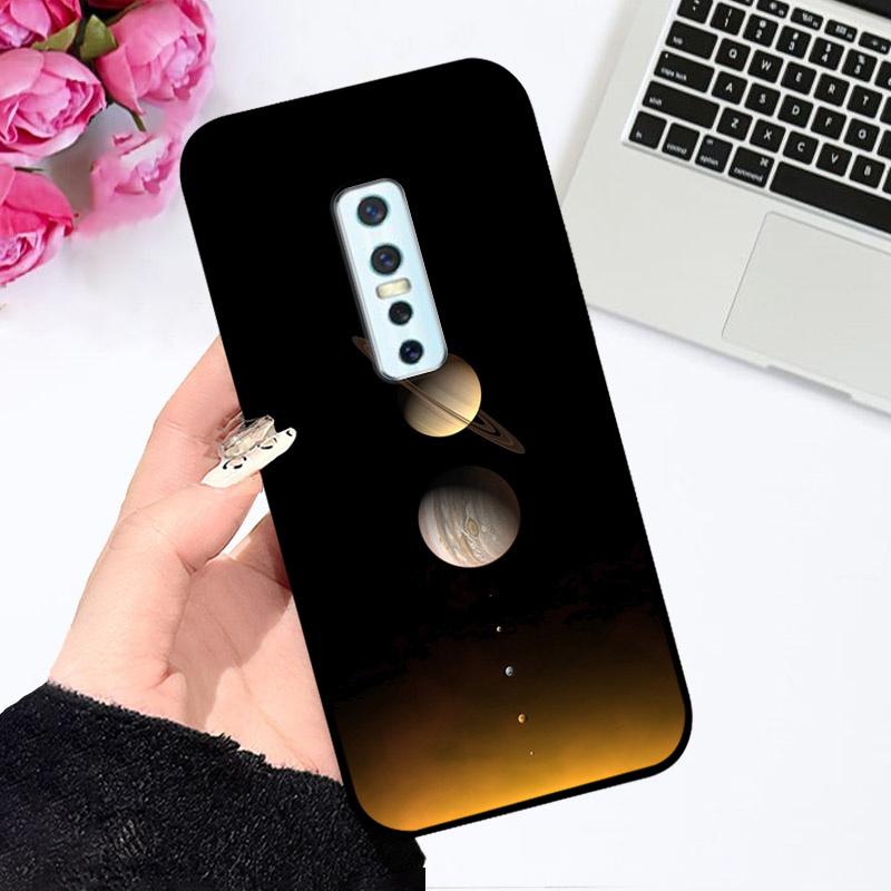Cases For vivo V17 Pro Cute Astronaut Fashion Shockproof Soft Bumper For Vivo V17 Pro V17Pro 1909 1910 Coque V 17 Pro Capa