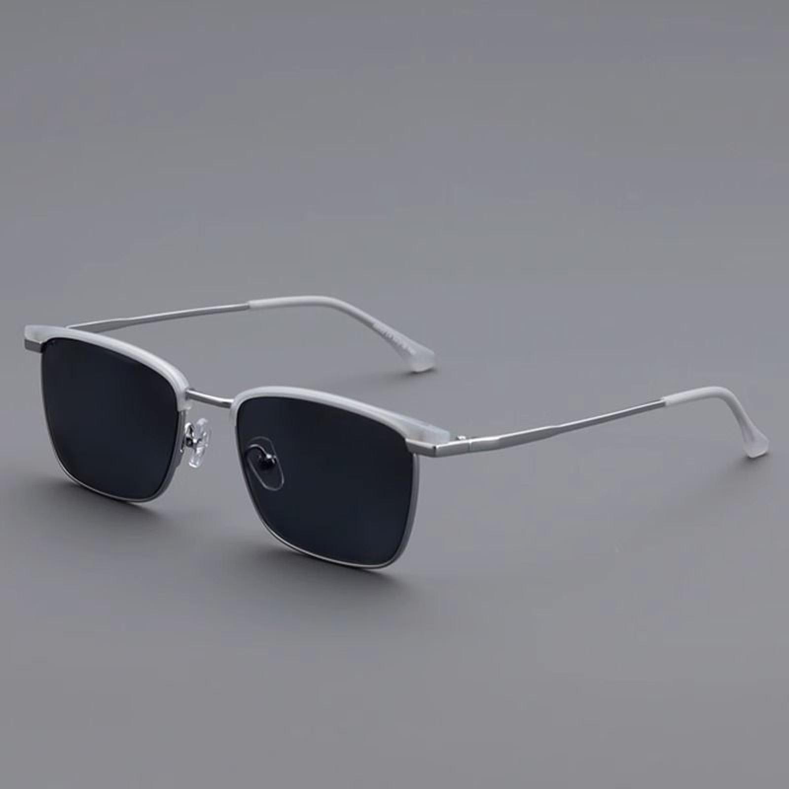 

Advanced Unisex Sunglasses, Retro Large Frame Sunglasses, Flat Mirror One Size