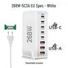 240W GaN PD Multi-Port Charger for Phones and Laptops - High Power Desktop Charging Station