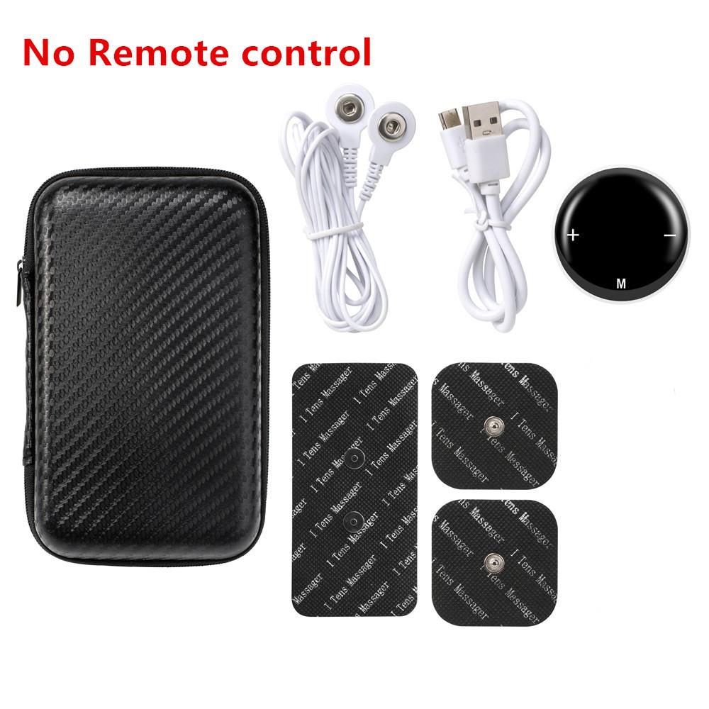 Mini Portable Wireless TENS EMS Unit With Remote and LCD Touch Screen, Smart 10 Mode 39 Level Muscle Stimulator For Fitness