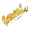 100 PCS Non-Insulated Crimp Terminals Brass Wire Connector U-Shaped Terminal  Electricity