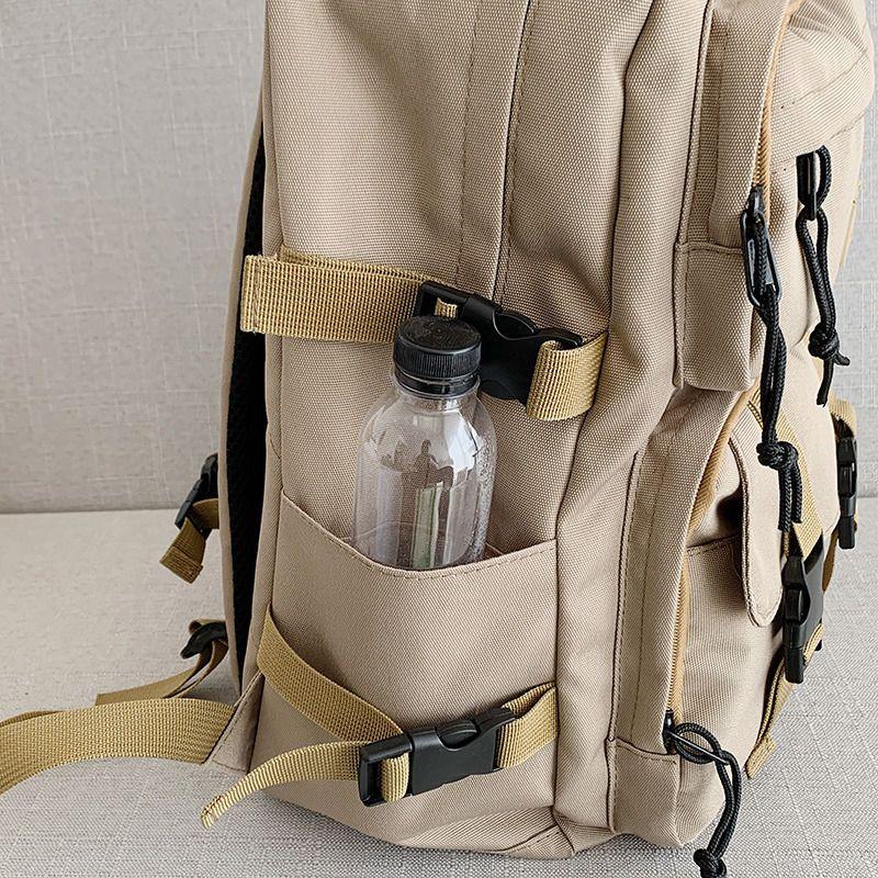 Hong Kong Style Large Capacity Backpack Women Korean High School Student Harajuku College Bag Unisex Rucksack