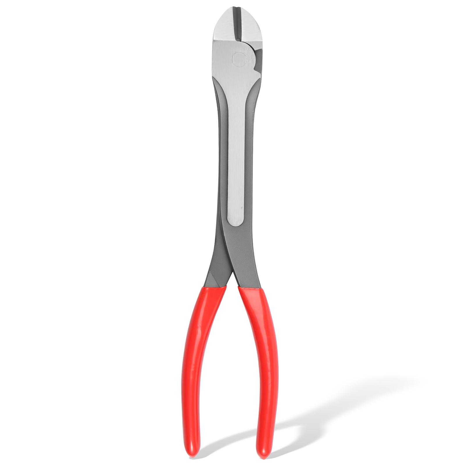 

11 Inch Extended Diagonal Cutting Pliers Chromium Vanadium Steel Diagonal Cutting Pliers High Leverage Wire Cutter for Zipper червоний