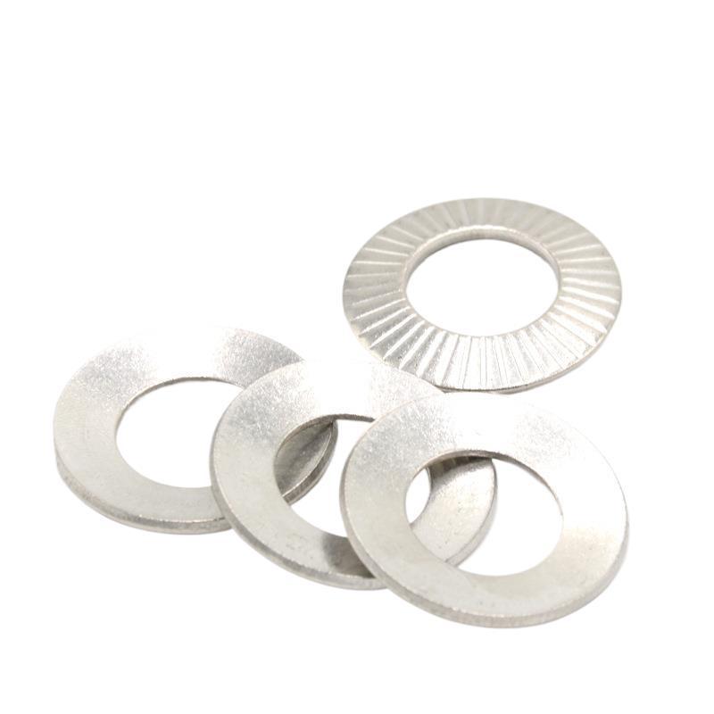 

304 Stainless Steel Anti-slip Saddle Washer, Butterfly Shape, Serrated M3-M20 Priority Shipping after Bookmarking