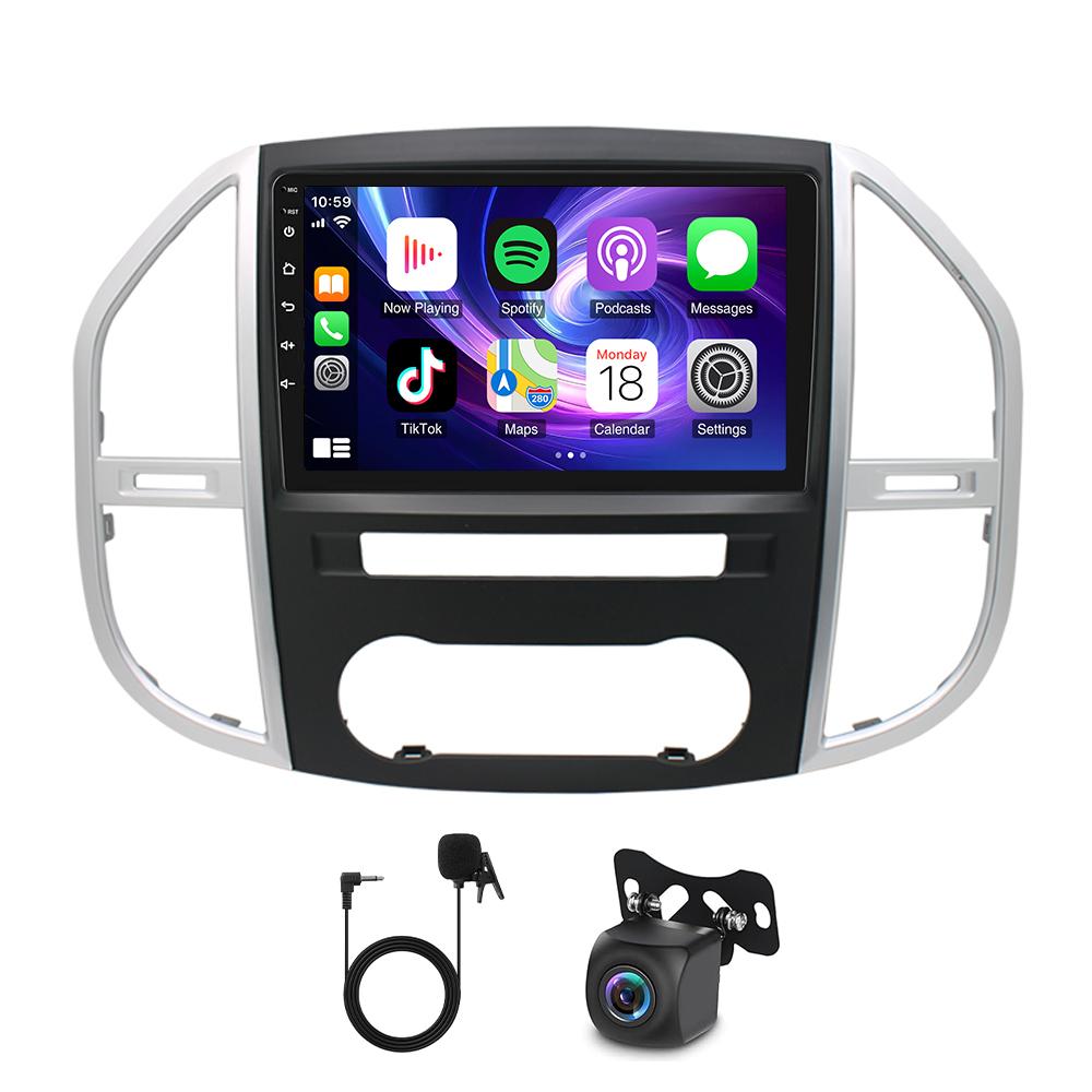 10inch Car Stereo Radio Car-play GPS Navigation Compatible for Vito 3 W447 2014-2020 Android 14