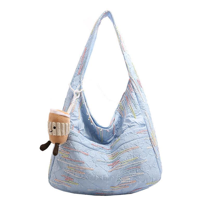 Stylish Canvas Tote Bag For Women Trendy Medium Shoulder Bag With Phone Pocket