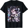 Anime Mädchen Goth Hase Niedlich E-Girl Gothic Outfit Grunge T-Shirt