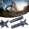 Bicycles Crankset 152mm Bike Crank Arm, Aluminium Alloy Double Single Chain Crank Set for Folding Bikes, Mountain Bikes