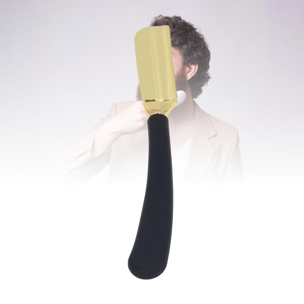 Suport Manual pentru Tuns Barba Frizer Aliaj de Zinc Mâner din Silicon Mașină de Tuns Manuală Dreaptă pentru Bărbați