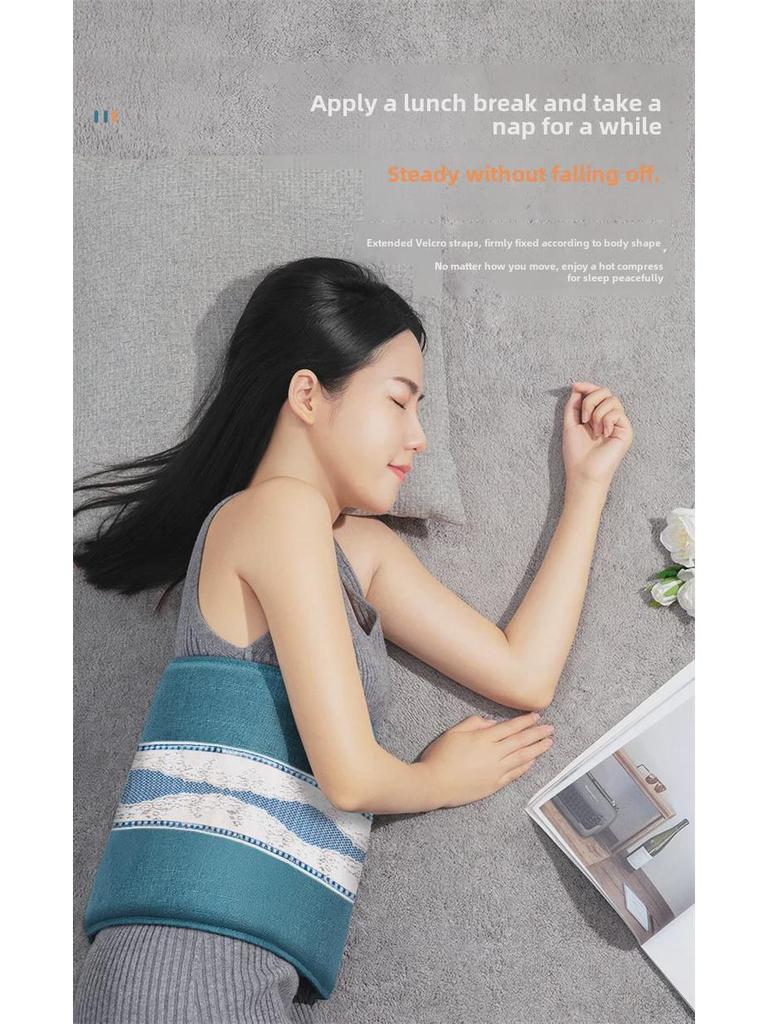 Oaks Electric Sea Salt & Wormwood Heating Belt - Therapeutic Compress for Shoulder, Neck, Waist - Perfect Gift for Parents