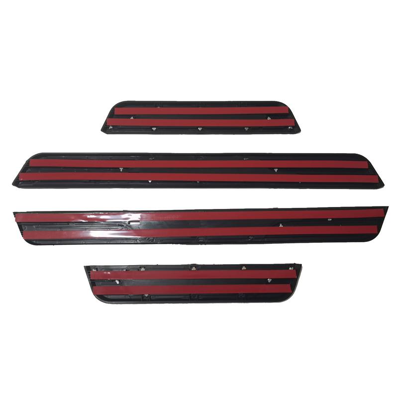 For JAECOO J5 225 2026 Accessories Car Stainless Steel Plastic Door Sill Pedal Auto Welcome Scuff Plate Cover Sticker 4PCS