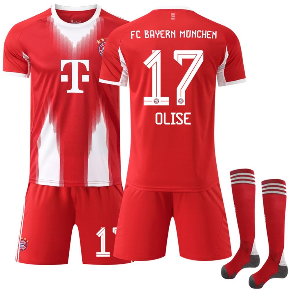 Jugendliche Kinder Erwachsene Individueller Name Fußballtrikots 2025 #17 Sport Trainings Trikot Set mit Socken 28
