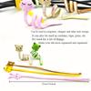 6pcs Mixed Set of Cute Animal-Shaped Cable Organizers - Multifunctional Data Computer And Headphone Wire Winder  Black Plastic Cable Management System