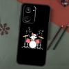 Musical Drum Drumsticks Drummers Case For Realme 15 Pro GT7 GT6 C65 C67 C61 C53 C55 C51 C35 C63 C71 C75 11 12 13 14 Pro Plus