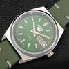 JAPAN VINTAGE REFURBISHED SEIKO 5 AUTOMATIC MENS GREEN DIAL WATCH A440664-4 Sk-a440664