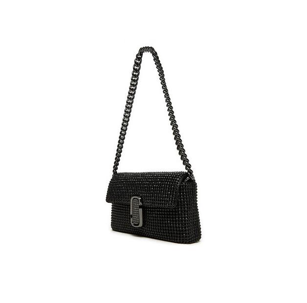 Сумочка Marc Jacobs The Rhinestone J Marc Mini Shoulder Bag H912M06RE22 чёрный