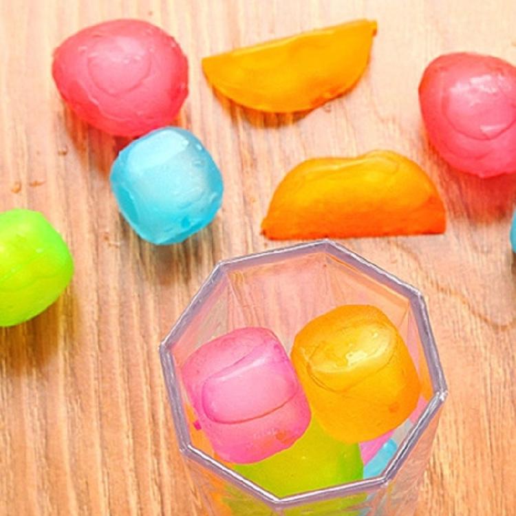6 Pcs Plastic Cooling Ice Cubes Non-Melting Washable Ice Cubes for Gatherings