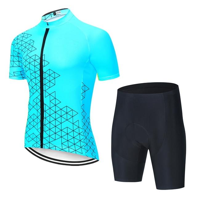 Cycling Jersey Set Men's Cycling Set 2024 Summer Outdoor Sport Bicycle Wear Clothing Breathable Bike Clothes MTB Cycling