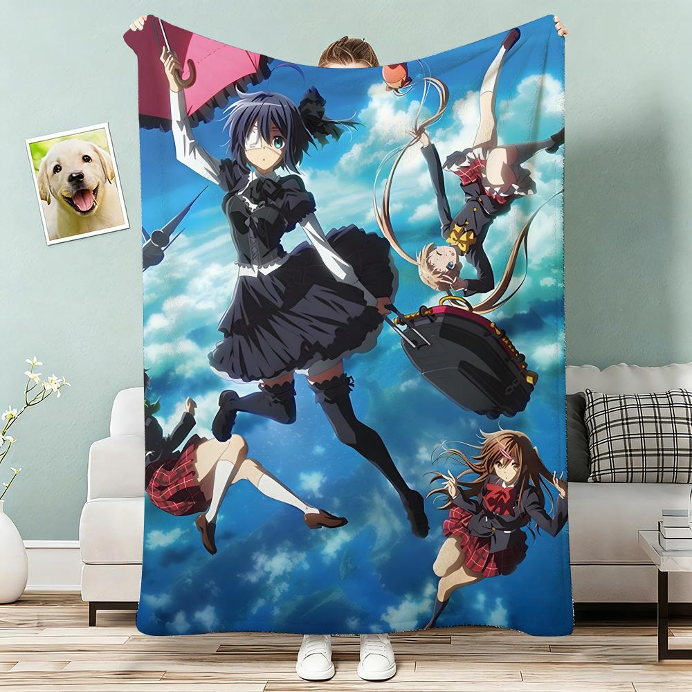 Love Chunibyo & Other Delusions Decke Leicht 240g Flanelldecke Weich Hautfreundlich für Sommerkühlung