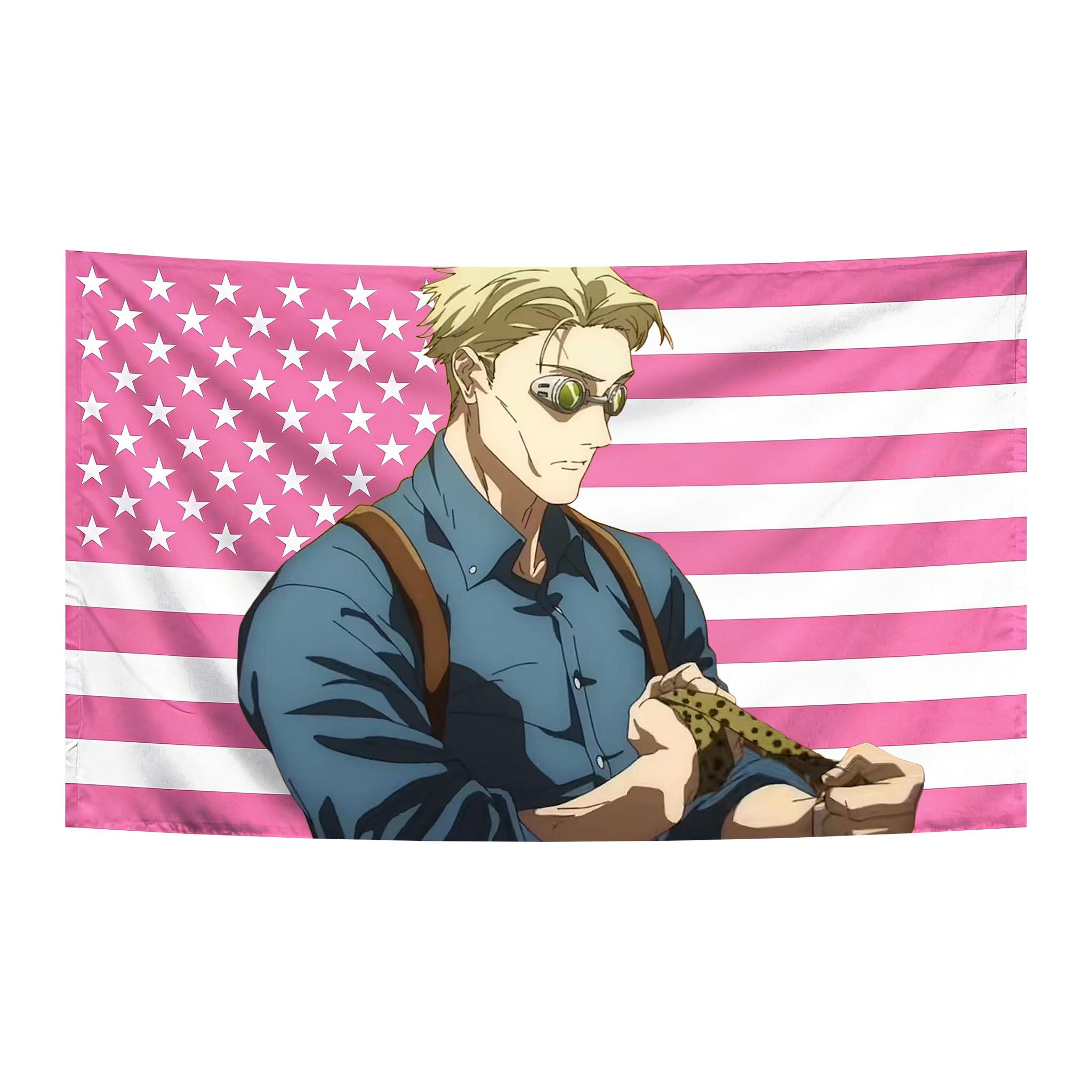 

Anime Jujutsu Kaisen Nanami Kento Tapestry Fan Flag Banner Wall Hanging Aesthetic Background Cloth For Bedroom Dorm Room Decor 74x94cm(29x37in)