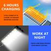 New LED Strong Light Street Light Three Row COB Solar Lights Balcony Induction Light Garage Remote Control Light Outdoor Courtyard Garden Lighting