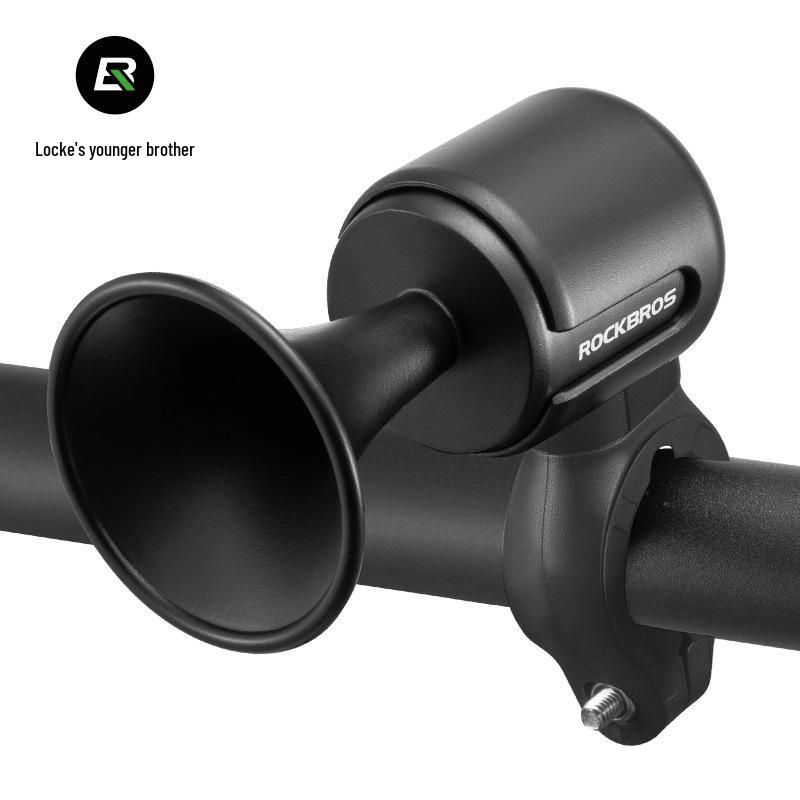 Rock Brothers Universal Electric Bike Horn for Road, Mountain, and Children's Bikes
