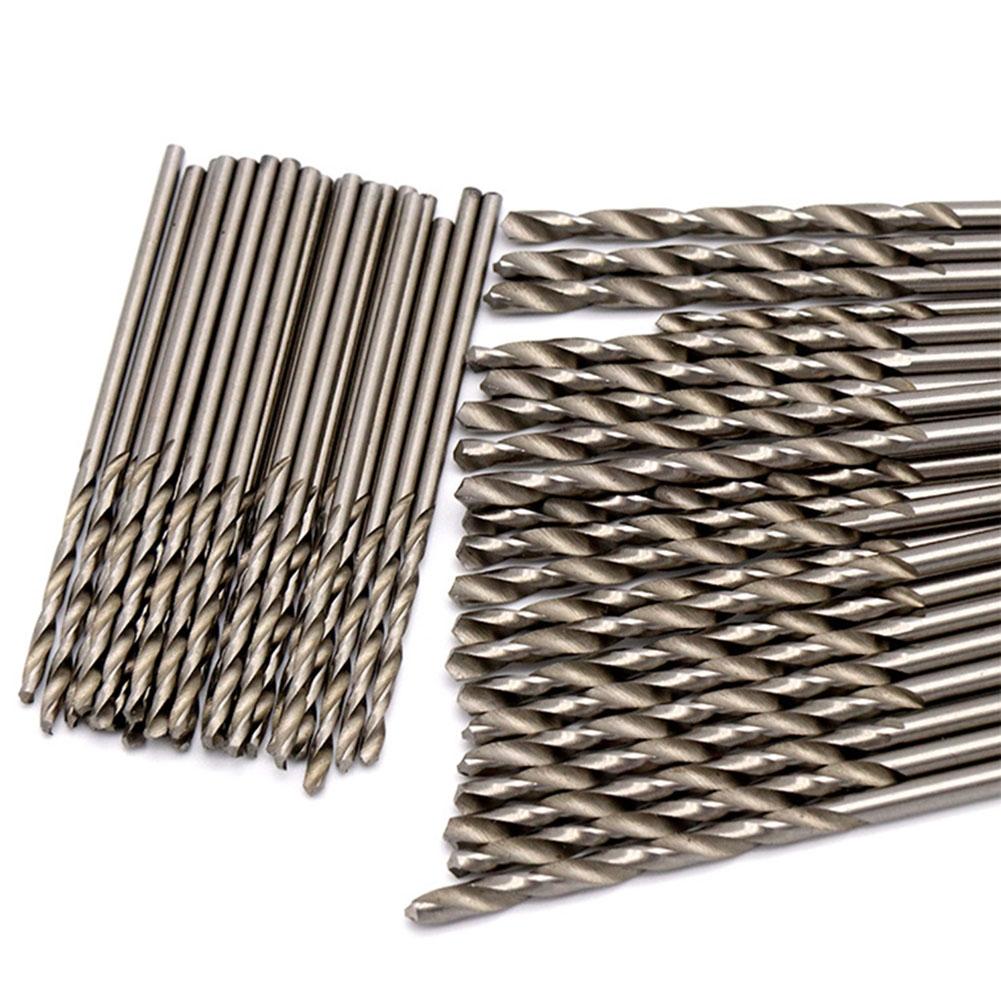 30 buc Burghie Mici HSS Coadă Dreaptă pentru Găurire Plastic Lemn 0.6-2.0mm