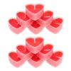 18 szt. Miłość Zapach Dekoracji Walentynki Rekwizyty Kształt Romantyczne Dekoracyjne Świece Parafinowe Uchwyty Serca
