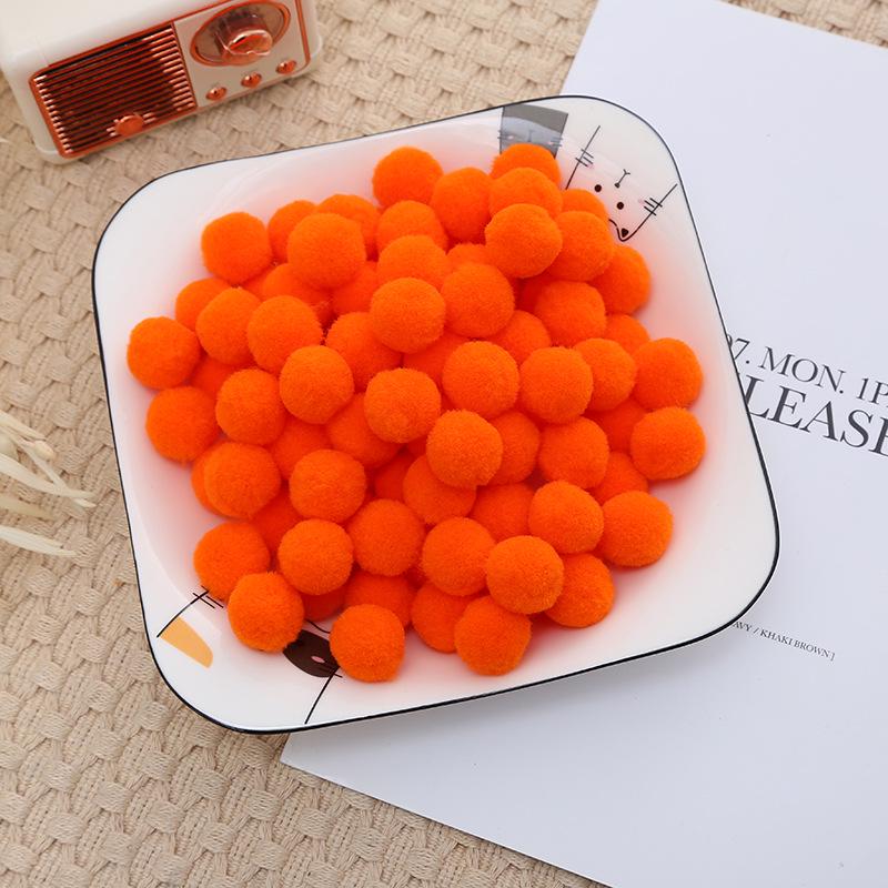 2.5cm High Elastic Plush Balls - Handmade DIY Toys & Decorative Accessories