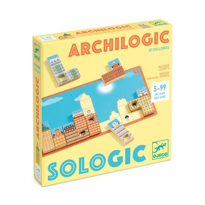 Djeco Tower Logic Archilogic Board Game (Recommended for Ages 5+)