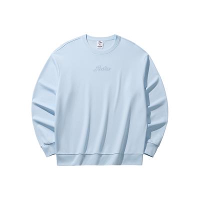 Anta Σειρά Lifestyle Μόδα Casual Φαρδύ Άνετο Πανεπιστήμιο Ευέλικτο Αθλητικό Φούτερ Unisex Κορυφές Παγετώδης Μπλε 972618704-8