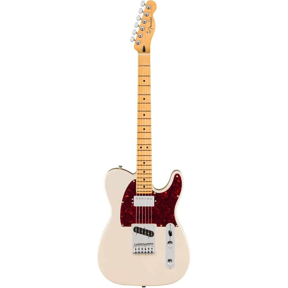 Fender Electric Guitar Player II Modified Telecaster® SH, Maple Fingerboard, Olympic Pearl with G...
