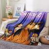 1PC Spirit Untamed Print Flannel Blanket, High quality Comfortable for All Seasons, Home Decor, Warmth and Comfort, Perfect for Christmas Gifts174