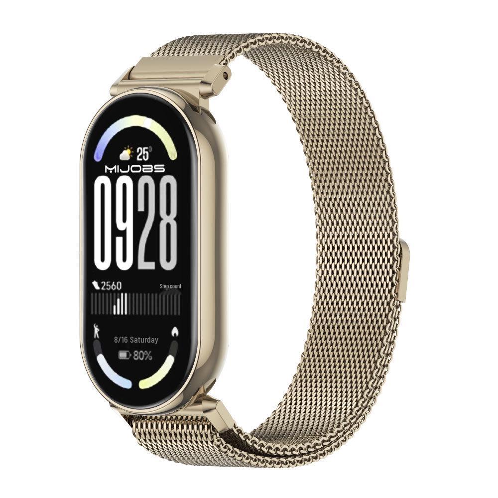 Xiaomi Mi Band 10 GT5 Milánský nerezový náramek pro Mi Band 8/9