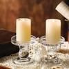 Nordic Retro Glass Candlestick - Romantic Candlelight for Weddings, Restaurants, and Parties