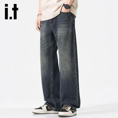 Jeans en Denim izzue it Homme Coupe Ample High Street Rétro