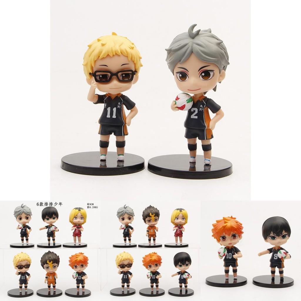 Haikyuu Shoyo Hinata Tobio Kageyama Pvc Figures Collectible Anime Characters Desk Car Decor