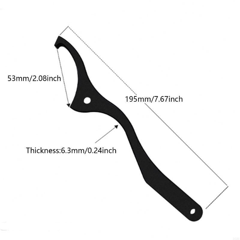 D5BE Professional Shock Adjustment Tool Reliable Shock Spanner Aluminum Tool for Bike