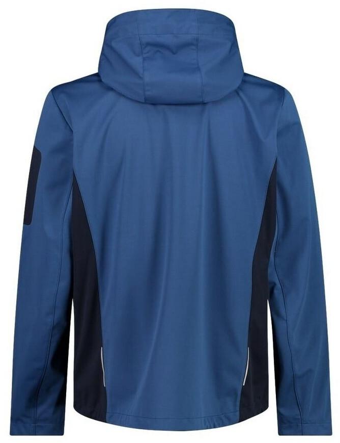 CMP Light Softshell Jacket with Detachable Hood (39A5027) Man Jacket Zip Hood (39A5027) Dusty Blue-b. Blue