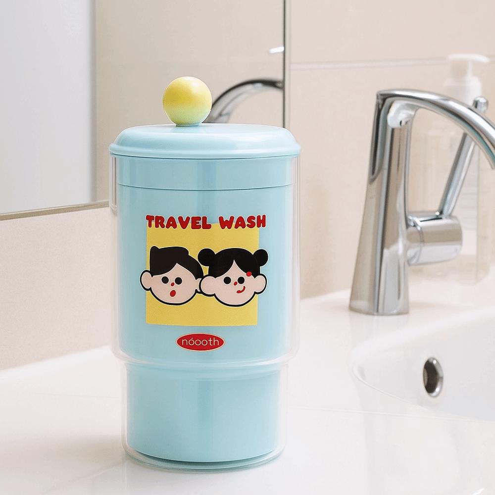 Built-In Toothbrush Travel Toileting Set creative Toothbrush Storage Box  Business Trip