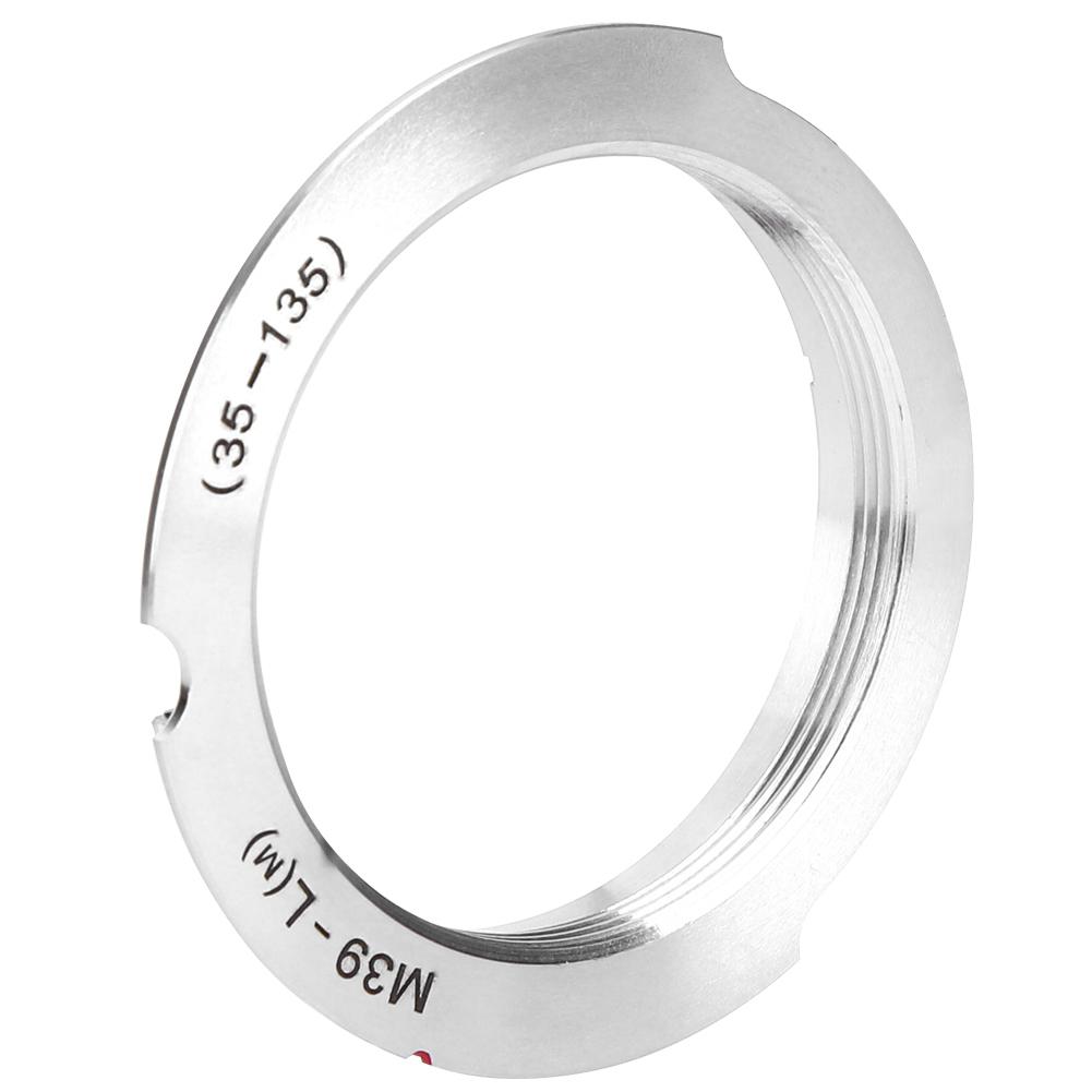 Fikaz M39‑L(M) Lens Adapter Ring for M39 Mount 35mm 135mm Lenses To for Leica M Mount Camera